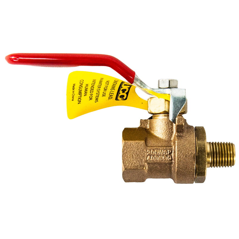 Load image into Gallery viewer, Bronze Ball Valve 200 WSP MNPT x FNPT