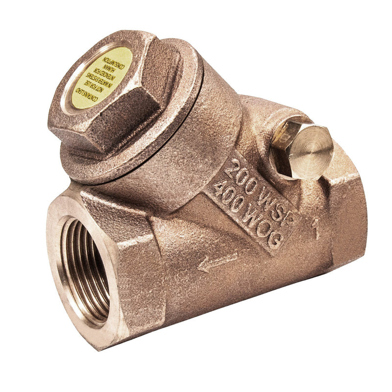 Load image into Gallery viewer, Bronze Swing Check Valve Y Pattern 200 WSP