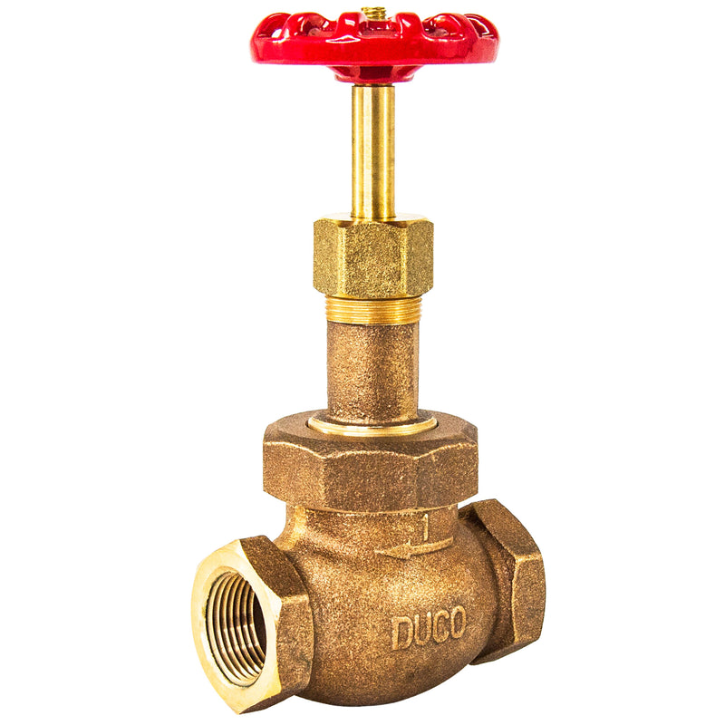 Load image into Gallery viewer, Bronze Tee Globe Valve 200 WSP