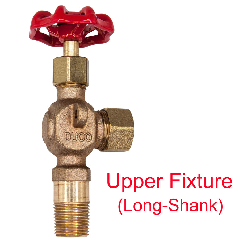 Load image into Gallery viewer, Bronze Water Gauge Valve Set w/Ball Check & Ball Valve(Blow Off) for Boiler/Return Tank