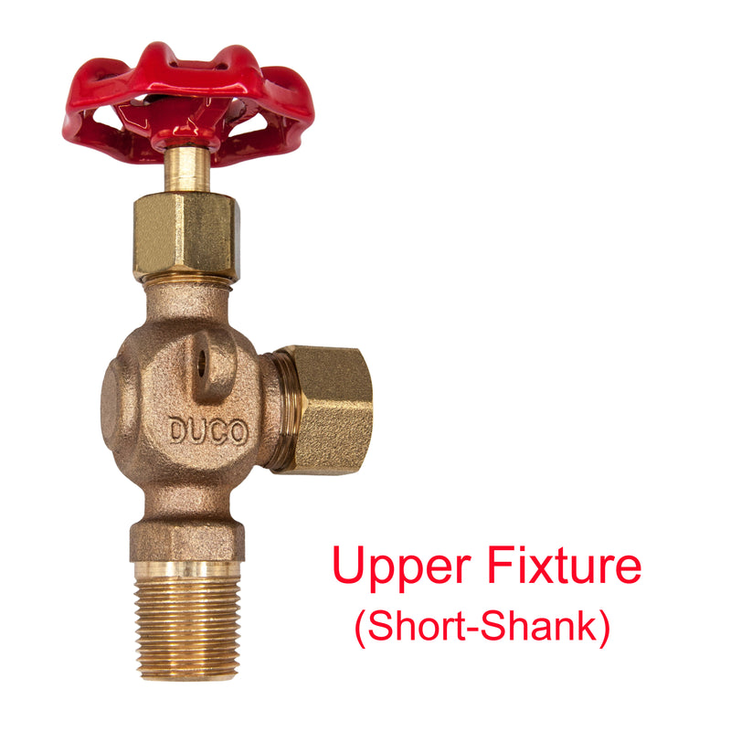 Load image into Gallery viewer, Bronze Water Gauge Valve Set w/Ball Check & Ball Valve(Blow Off) for Boiler/Return Tank