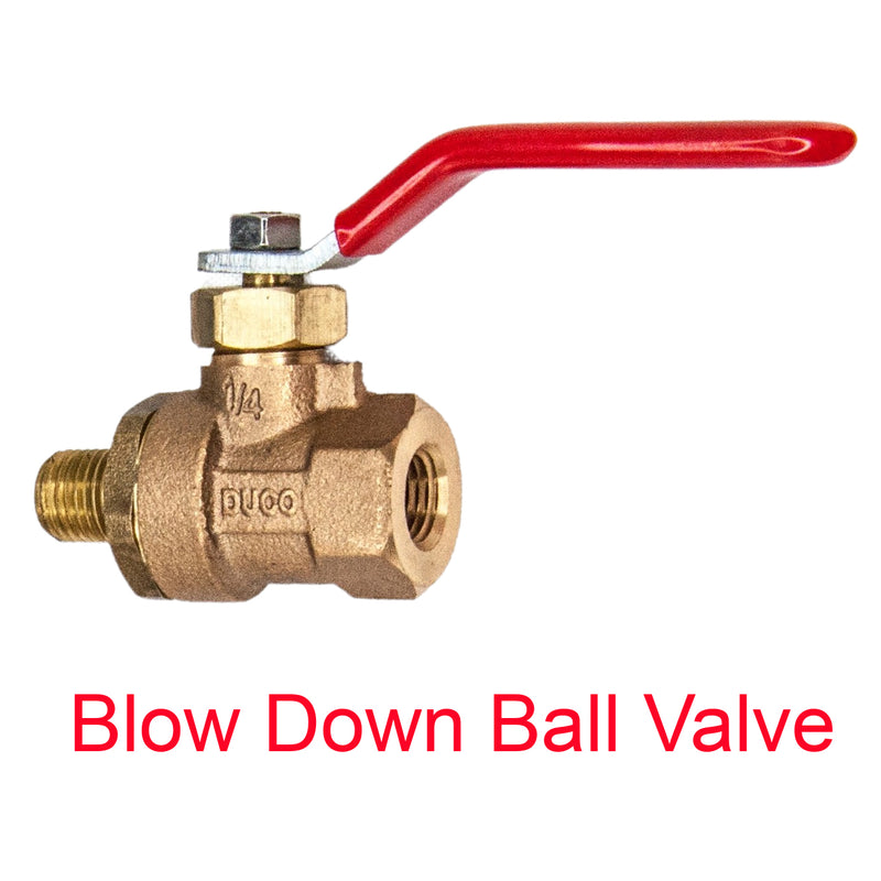Load image into Gallery viewer, Bronze Water Gauge Valve Set w/Ball Check & Ball Valve(Blow Off) for Boiler/Return Tank