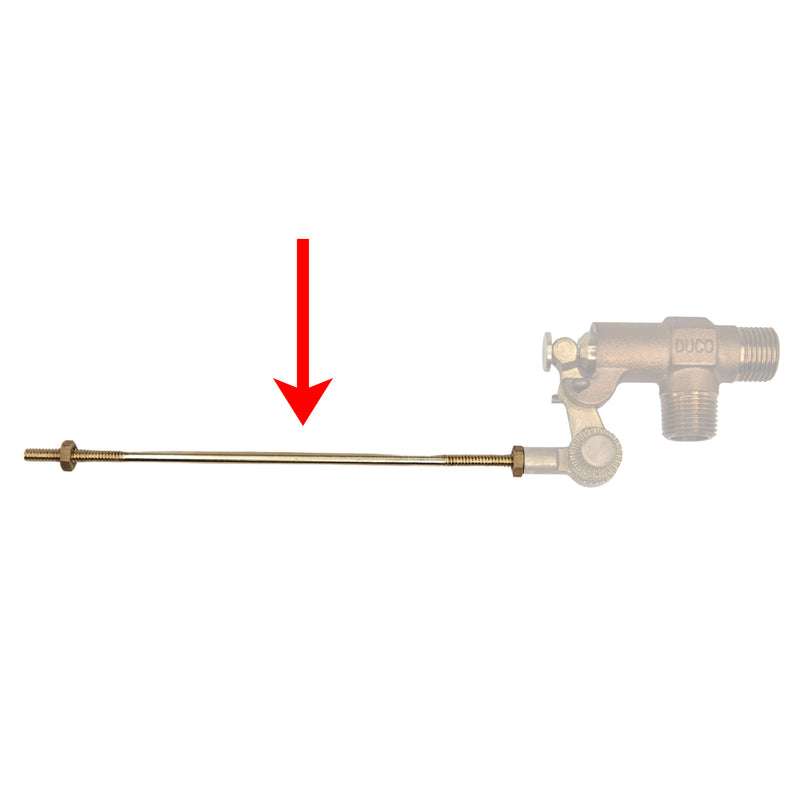 Load image into Gallery viewer, Brass Float Rod Link 1/4"-20 for Float Valve in Return/Condensate Tank