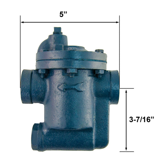 PS930 Inverted Bucket Steam Trap Built-In Strainer 20-125psi