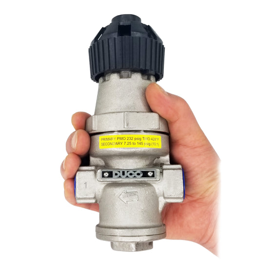 Stainless Steel Steam Pressure Reducing Valve PRV 7.25-150psi Range