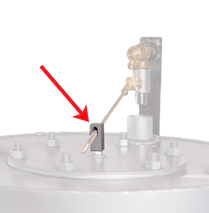 Load image into Gallery viewer, Clevis Adapter 3/8"-16 for Non-Siphon Vertical Return/Condensate Tank