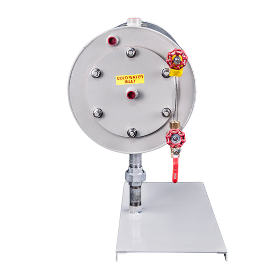 Stainless Steel Pipe-Mount Horizontal Return Tank Complete P-Series