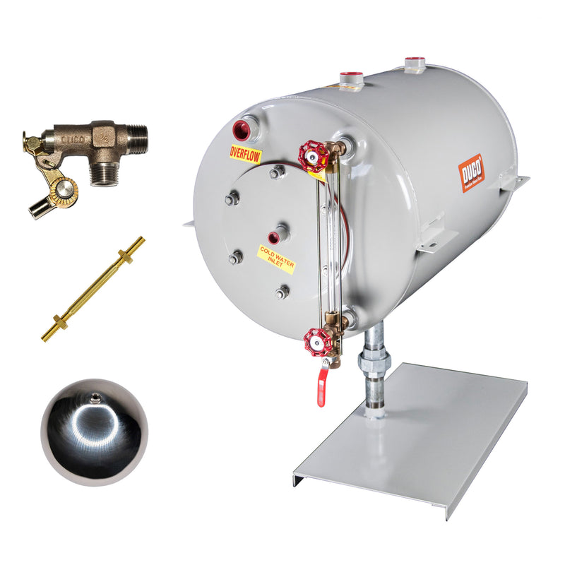 Load image into Gallery viewer, Stainless Steel Pipe-Mount Horizontal Return Tank Complete P-Series
