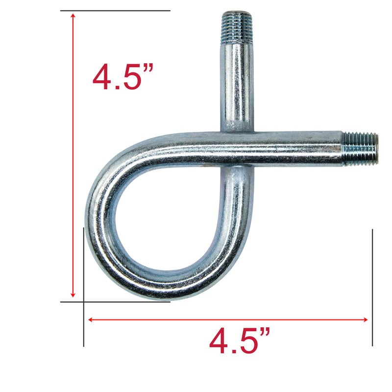 Load image into Gallery viewer, High Pressure Siphon Pigtail Zinc Plated Steel 1/4" NPT 180° & 90° Coil