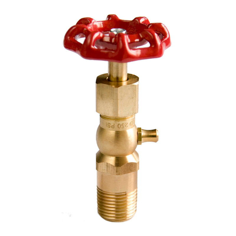 Load image into Gallery viewer, Brass Tricock Steam Valve 250psi Long/Short Shank