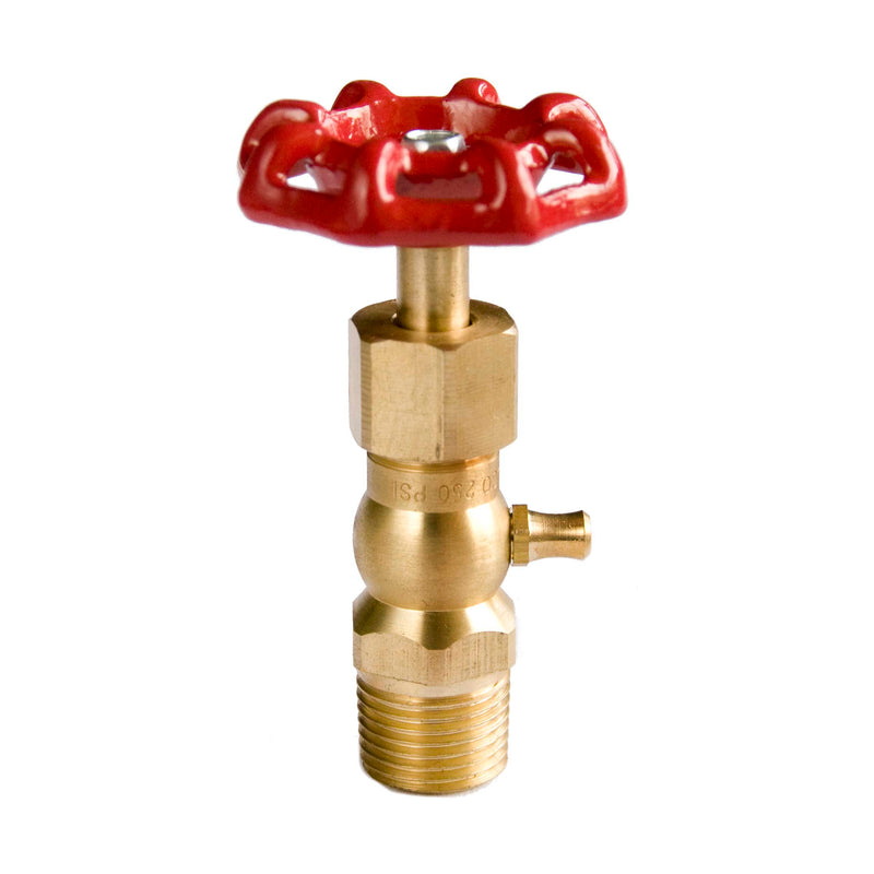 Load image into Gallery viewer, Brass Tricock Steam Valve 250psi Long/Short Shank