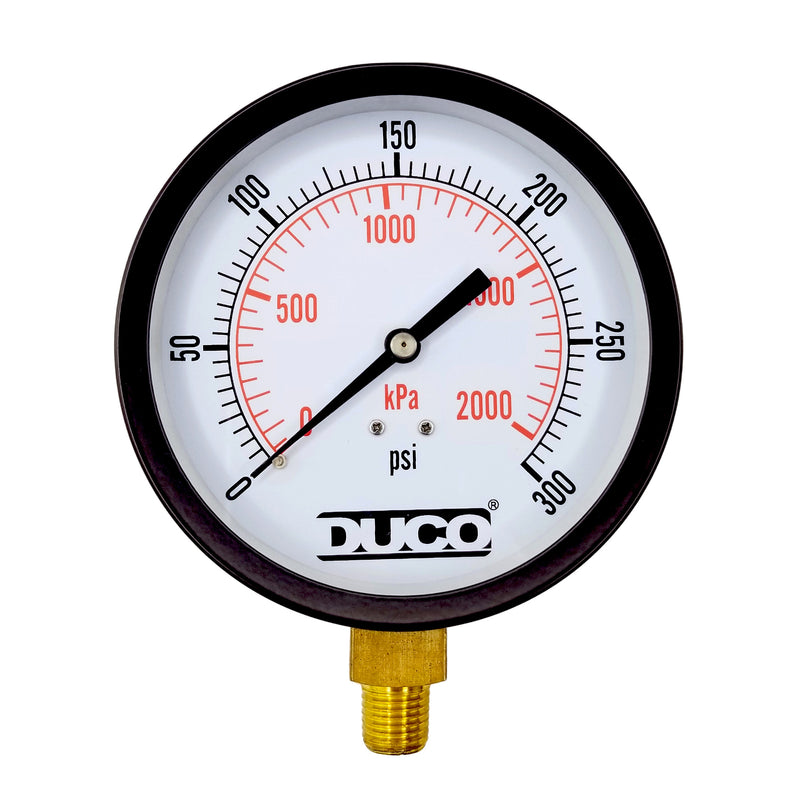 Load image into Gallery viewer, Pressure Gauge Steam/Air/Gas Metal Casing 1/4" Bottom Connector
