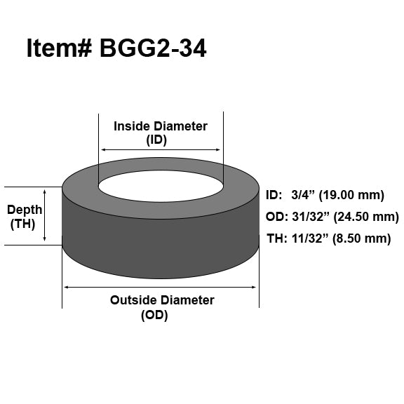 Load image into Gallery viewer, EPDM Gasket for 3/4" OD Sight Glass Boiler Steamer Water Gauge (2-Pack)

