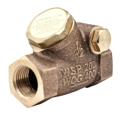 Bronze Swing Check Valve Y Pattern with PTFE Disc 200 WSP