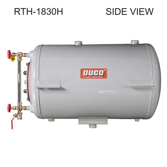Stainless Steel Horizontal Return Tank with Valves H Series