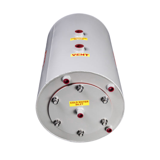 Stainless Steel Pipe-Mount Horizontal Return Tank Only P-Series