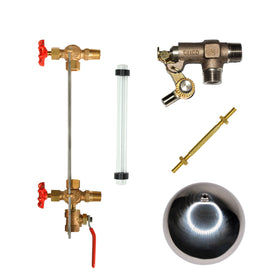 RTH-PK30 Water Gauge & Float Valve Set for Horizontal Return Tank F-Series